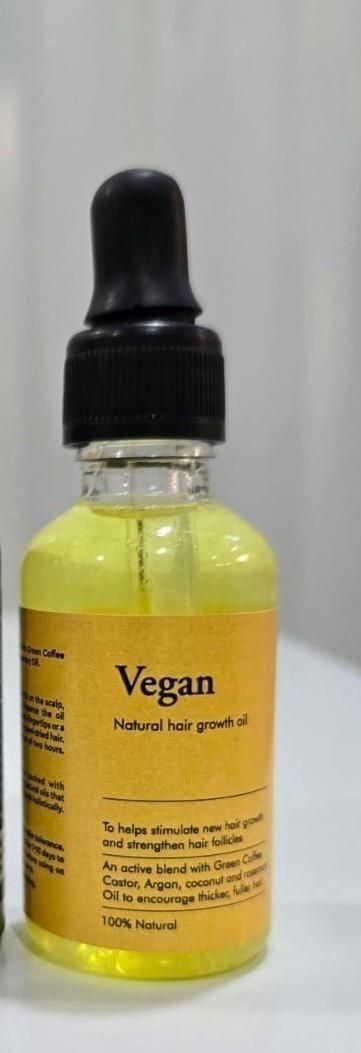 Vegan Hair Growth Oil Duo for Thicker, Healthier Hair