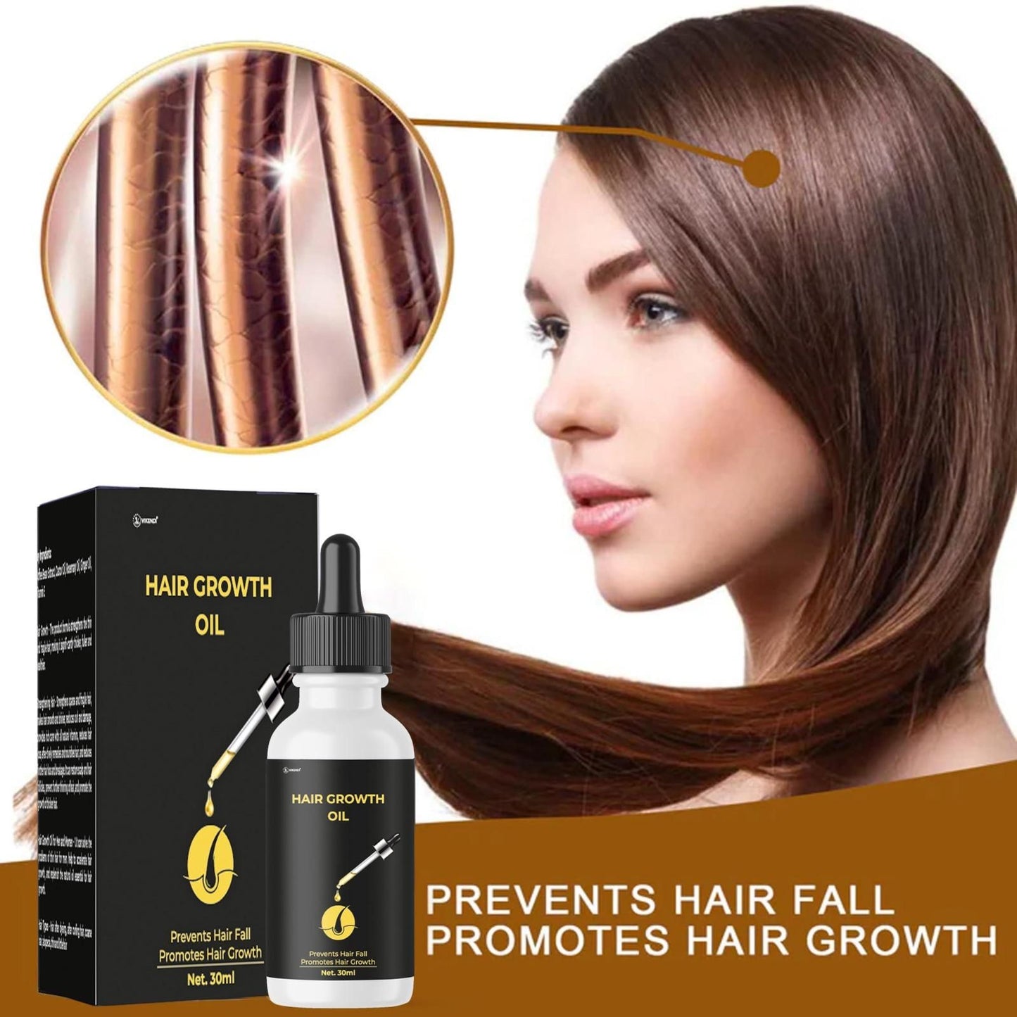 Nourishing Hair Growth Oil for Hair Fall Prevention and Enhanced Growth - 30ML