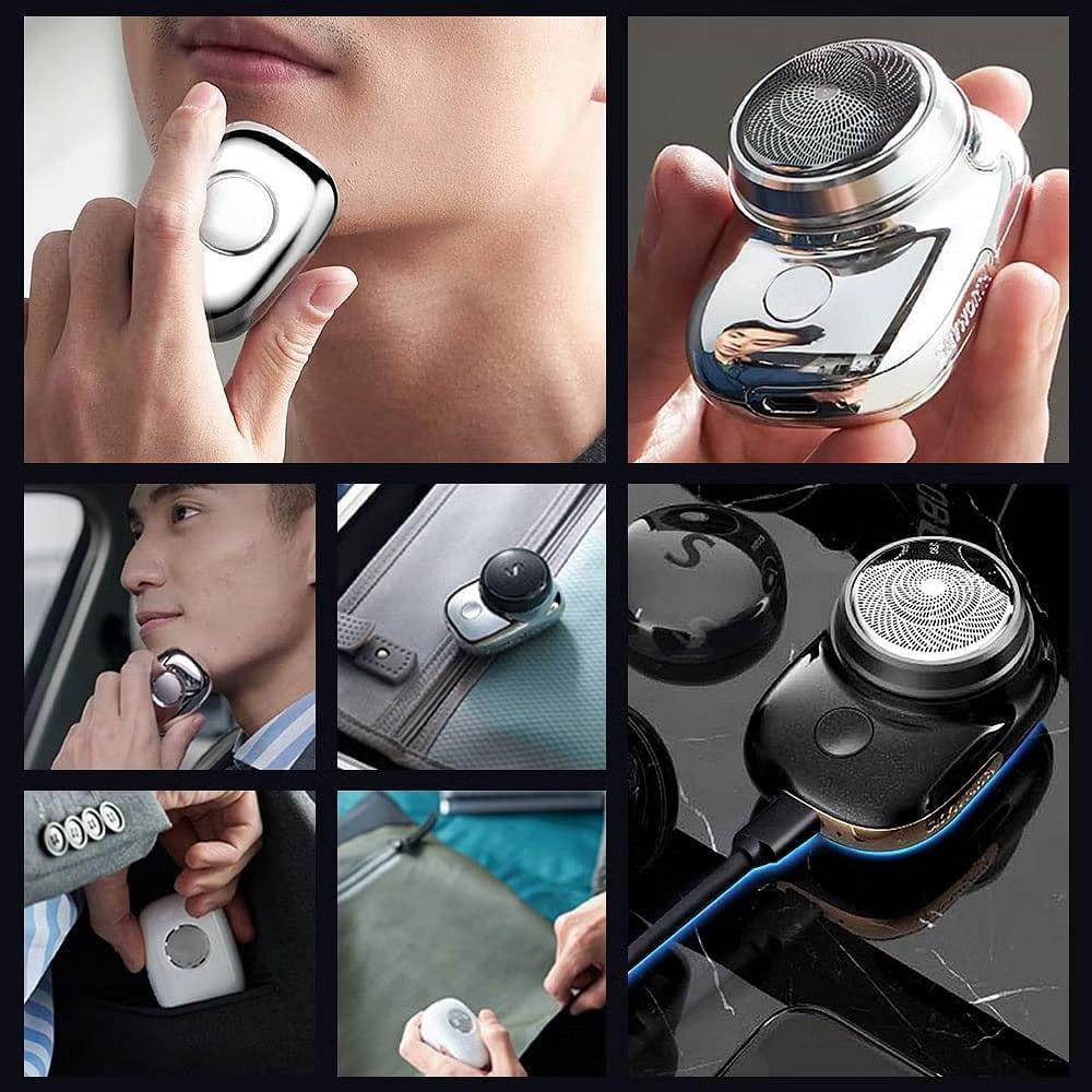 Portable Precision Electric Shaver - Durable Steel for Effortless Grooming